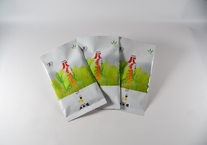＜バイオ茶(3g×20パック入)×100袋＞自家茶園の茶葉100％のお茶をお楽しみください！【D-0804-km】【宮崎上水園】