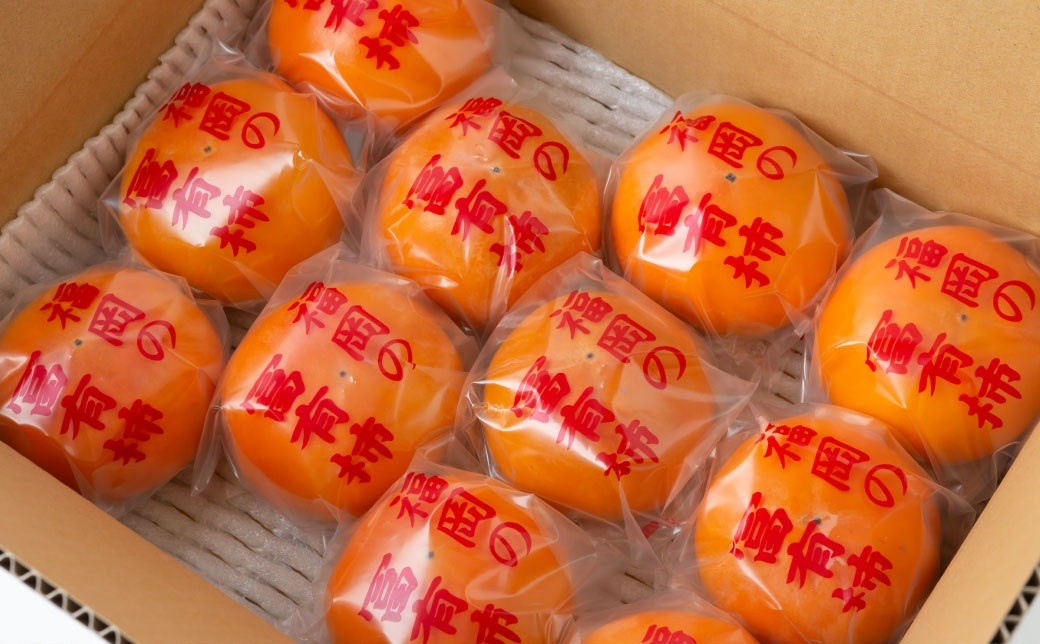 石井農園 冷蔵富有柿 15玉から20玉 2025年12月中旬から2026年3月31日