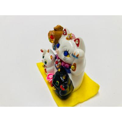 ふるさと納税 中間市 金運親子招福マスコット(L) 黄色座布団 |  | 02