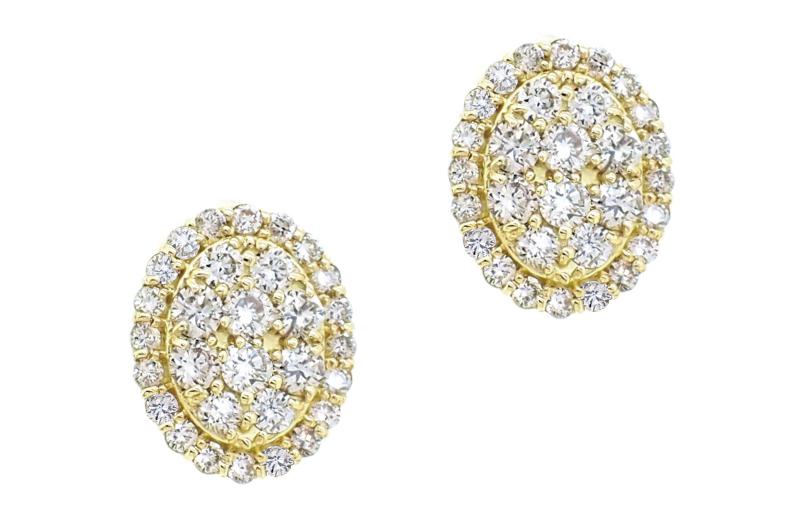 アルカンシェル K18YGダイヤピアス（計 1.0ct）【鑑別書付き ジュエリー プレゼント ギフト ファッション アクセサリー 贈り物 贈答 お祝い 記念日】 J023-4