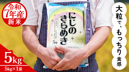 令和7年産 にじのきらめき 5kg ( 5kg × 1袋 ) [AX015sa]