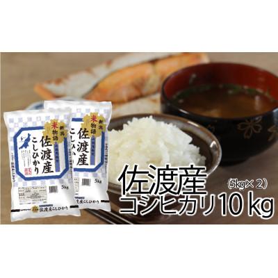 ふるさと納税 佐渡市 新潟米物語佐渡産コシヒカリ10kg(5kg×2)
