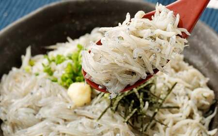 大阪湾産漁師が直送 生しらす 約100g×2個 釜揚げしらす 約80g×3個 計約440g 自宅で 生しらす丼 釜揚げ丼 2色丼が楽しめる ｜ しらす シラス 白子 生 釜揚げ シラス丼