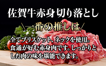 佐賀牛切り落とし（1,100g）A5～A4  赤身 牛肉 黒毛和牛 B195-002