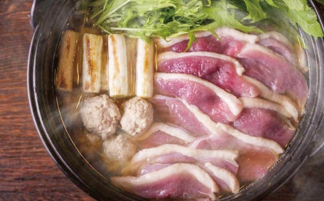 
            京鴨鍋セット 京鴨 国産 合鴨 チェリバレー種ギフト 贈り物  【鍋 肉 食品 ほっこり ロース もも肉 つくね セット】
          