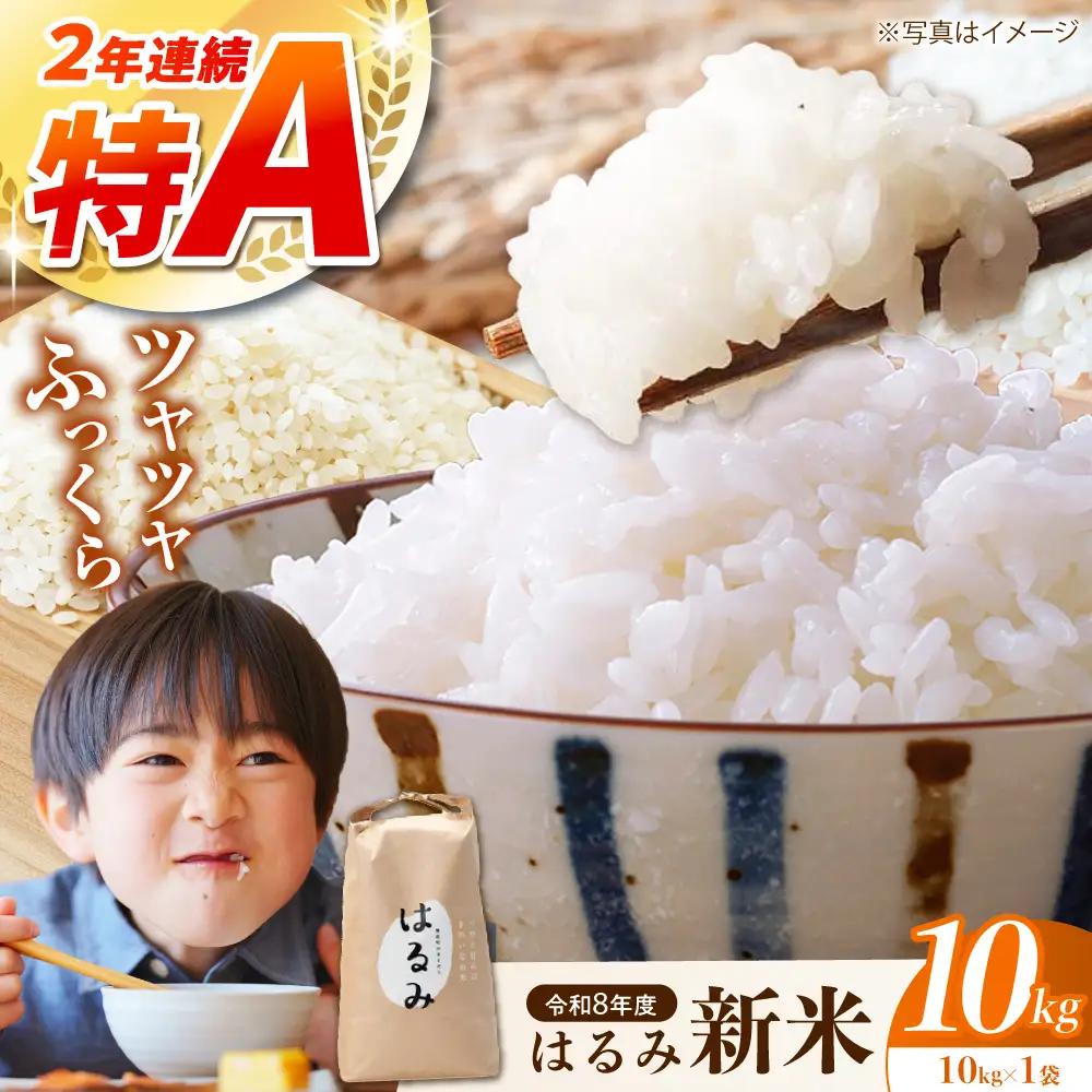 【先行予約】【遠藤ファーム】 はるみ 新米 新米 10kg 令和8年産 [BDAF002]