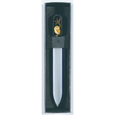 ふるさと納税 海南市 蒔絵爪やすり　ふくろう　紙箱入り |  | 01