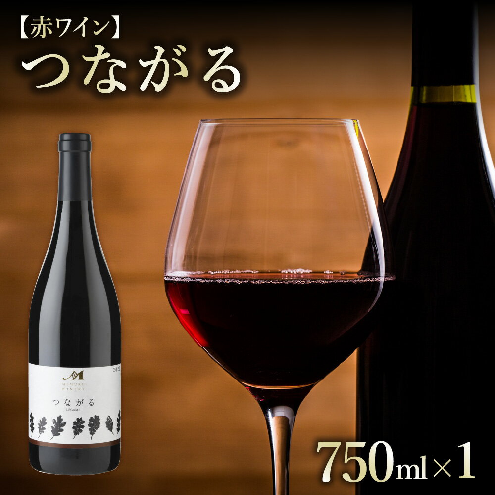 【ふるさと納税】つながる 750ml × 1本 化粧箱 入り/ 赤ワイン ミディアムボディ アルコール 11.0度 果実酒 山幸 清舞 清見 ブレンド 酒 洋酒 ワイン JAL賞 のし 贈答 贈り物 ギフト お祝い 記念日 お歳暮 国産 瓶 お取り寄せ 送料無料 北海道 十勝 芽室町