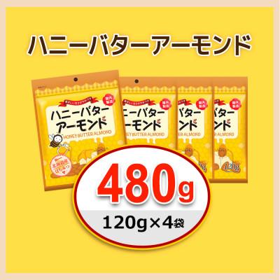 ふるさと納税 安中市 ハニーバターアーモンド 480g(120g×4袋) |  | 02