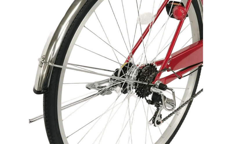 STYLE KIX  CITY276 レッド【27型 自転車 完成品 組み立て不要 アウトドア サイクリング じてんしゃ 通勤 通学 新生活】 099X338