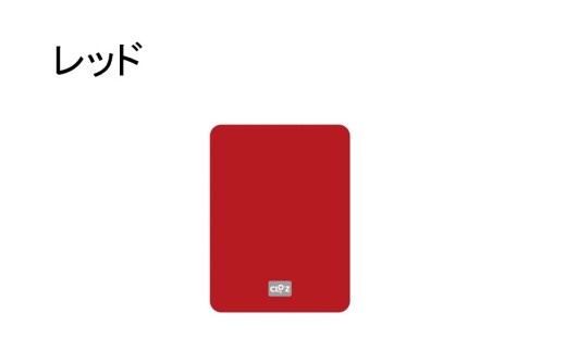 【選べるカラー】クロッツデスクマット｜E｜約 195×145×6.5mm レッド_2824R-1