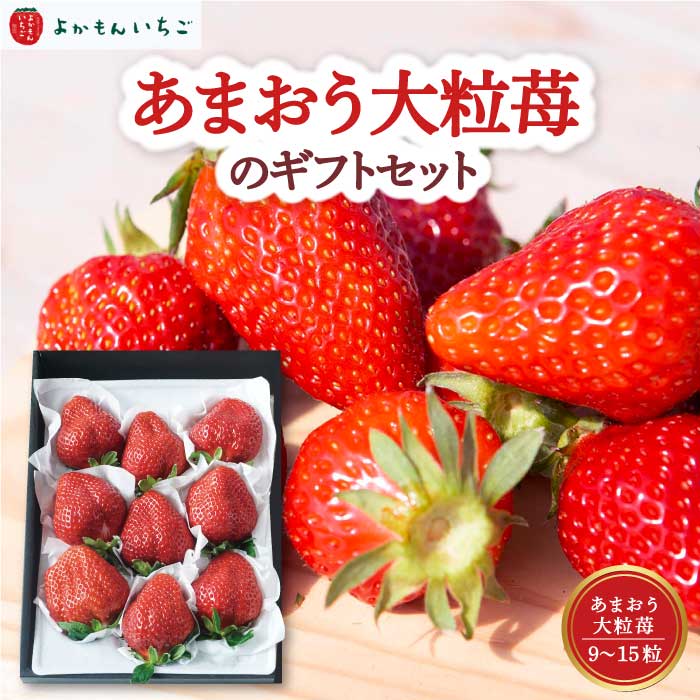 【ふるさと納税】 よかもんいちご あまおう大粒苺のギフトセットA 【2026年2月から2026年4月出荷予定】 フルーツ 果物 果実 送料無料 福岡県 うきは市