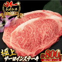 【ふるさと納税】サーロイン ステーキ 800g （200g×4枚） 長崎和牛 A4〜A5ランク 希少部位【野中精肉店】 [VF40] 牛肉 和牛 霜降り ステーキ