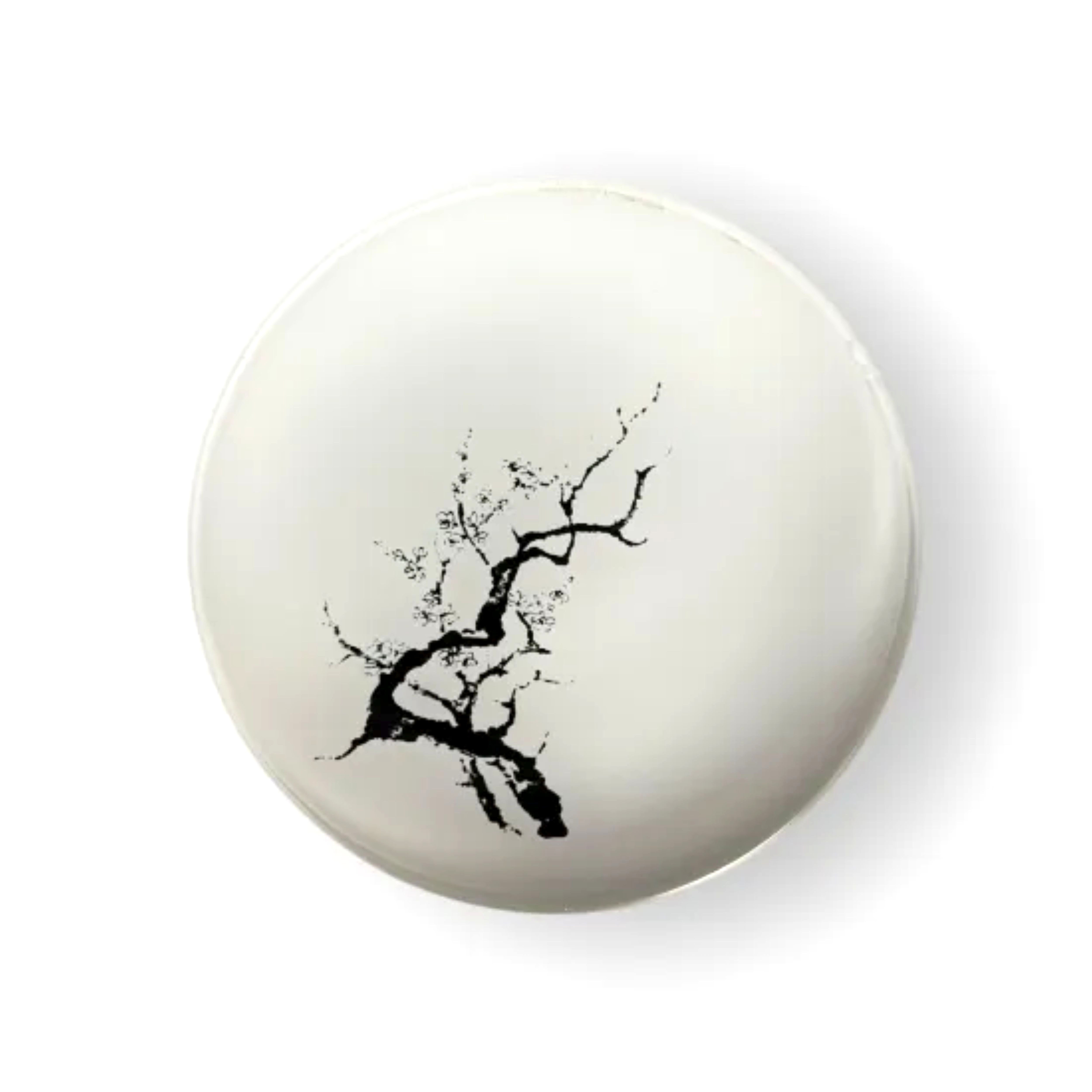 丸小皿  桜 純白（墨桜） ［NF274］ 303446_CU90102VC02