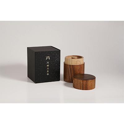 ふるさと納税 美幌町 円舘工芸舎　美しい木目の茶筒(小) |  | 01