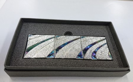 [高岡銅器]「Water surfaceみなも」3個セット 雑貨 日用品 民芸品 工芸品  FAD-0401