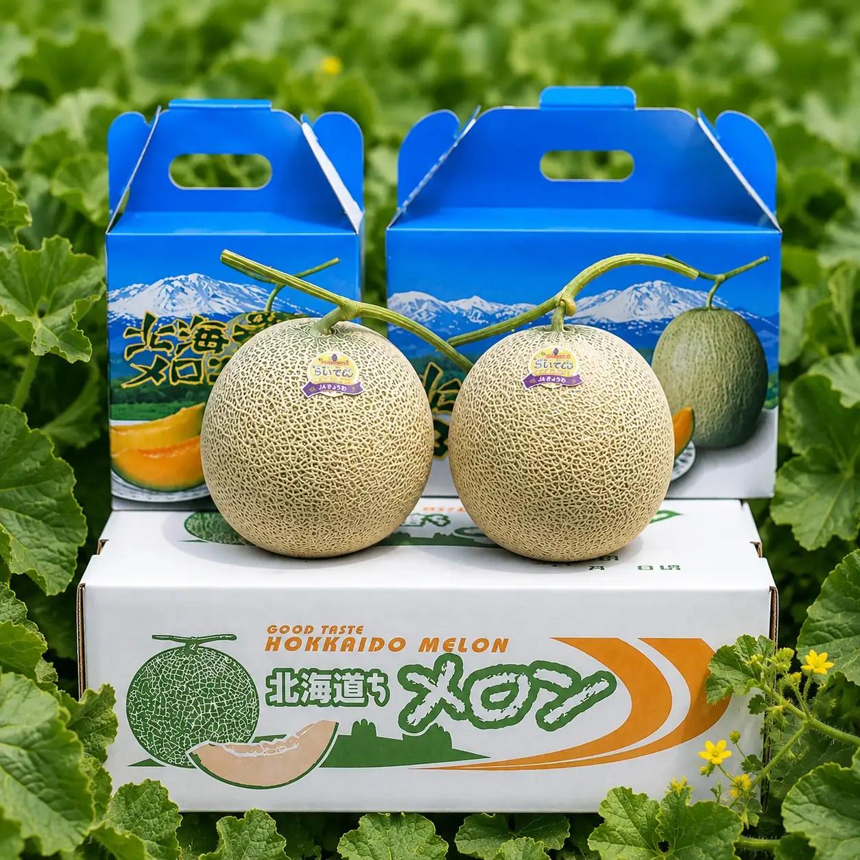 【令和9年産 先行予約】北海道メロン 赤肉品種（家庭用） 2玉 1.6kg以上 高級メロン！果物 フルーツ ギフト 農家直送
