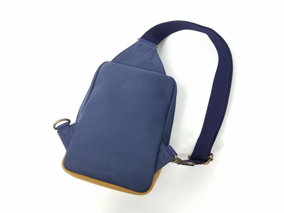【いちひこ帆布】 ボディバッグ/ネイビー