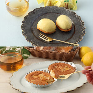 ポミエのレモンケーキ４個＆マドレーヌ４個セット（１箱）スイーツ お菓子 デザート おやつ 焼き菓子 洋菓子【R00050】