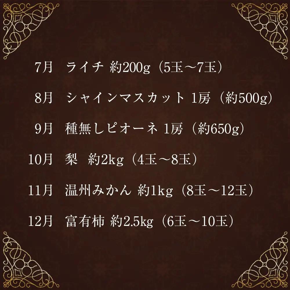 青果店 チョイス！くだもの 定期便 Vol.5（全12回）国産 フルーツ 果物 1年間 毎月お届け 産地直送 F148-2608