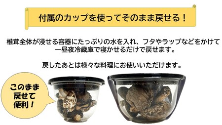 2547R_国東の厳選肉厚カップ乾し椎茸 くにまる 特大1・小2