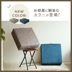 トランポリンクッション 〈ライズクリエイション atRise〉子ども 大人 カバー 2枚 家庭用 ダイエット コイル 大人用 室内 屋内 リビング スクエア スツール フロアクッション 運動 ジャンプ