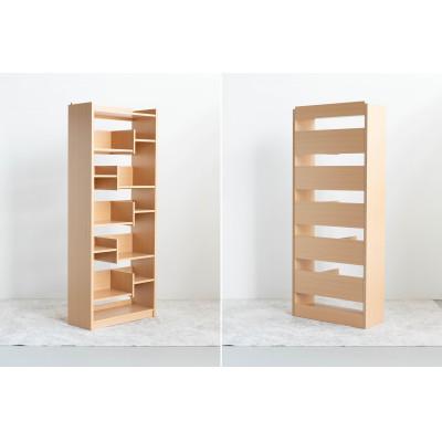 ふるさと納税 大川市 RIDE ライド 75シェルフ ライトブラウン(幅75高さ182) |  | 03