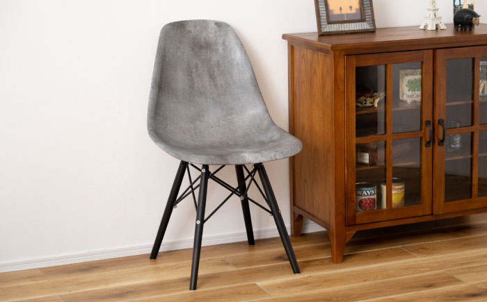 デザインチェア モルタル風 シュタイン 1脚 / 椅子 イームズチェア ダイニング / 恵那市 / 東谷株式会社 明智流通センター [AUAD056]