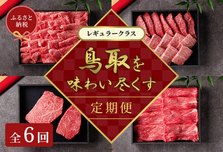 990.【 和牛 セレブ（鳥取 和牛 定期便：6回）】レギュラークラス | 牛肉 すき焼き ステーキ しゃぶしゃぶ 焼き肉 焼肉