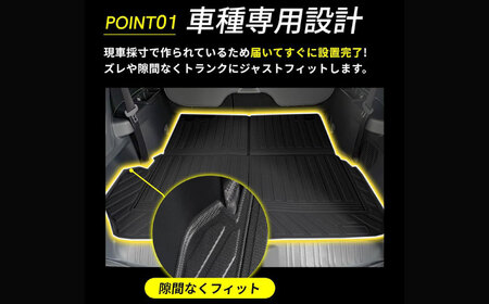 【K-One’smile】 ランドクルーザー250 トランクマット ラゲッジマット ランクル 250系 3Dフロアマット （7人乗り用） 大阪府高槻市/株式会社One[AOEQ004]