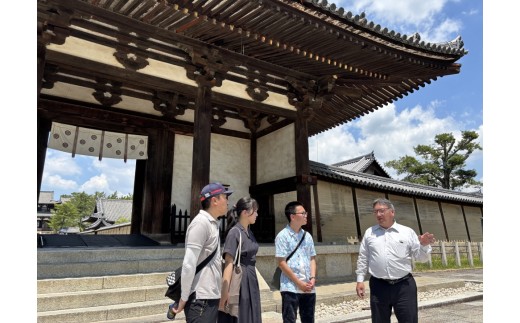 【10月1日受付開始】 匠と巡る　世界文化遺産 法隆寺　文化財スペシャリストガイドツアー(約1.5時間)