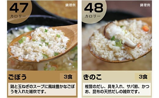 ヘルシースタイル雑炊18食セット 合計2セット(6種×3) 雑炊 和風生姜 海鮮シーフード うま辛チゲ スパイシーカレー ごぼう きのこ ヘルシー たんぱく質 食物繊維 美容 食べ比べ セット 詰合せ