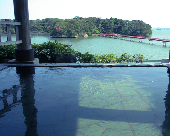 No.097 絶景の館　露天風呂付客室　ペア宿泊券【平日限定】 ／ チケット 2名様 リゾート 宮城県