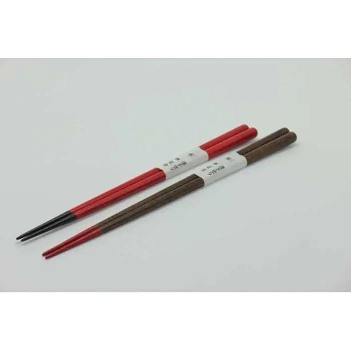 日展作家　紀州漆器伝統工芸士　林克彦作　夫婦箸　さくら（手塗りうるし）【NT6】