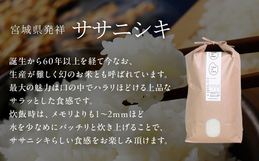 【先行予約】宮城県角田市産米【令和7年産】ササニシキ 5kg×1・つや姫 5kg×1 食べ比べ 計10kg【10月中旬より順次発送】