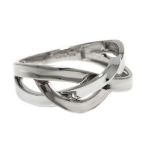 PT900プラチナ地金デザインリング 33604-３