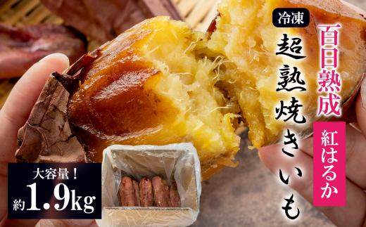 【先行予約】冷凍 超熟焼きいも 約1.9㎏ 大容量 │ 紅はるか 焼き芋 冷凍 やきいも 焼芋 さつまいも サツマイモ おやつ スイーツ デザート 茨城県 つくば市