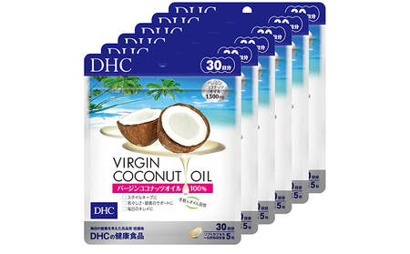 サプリ DHCバージンココナッツオイル サプリ【30日分×6個】