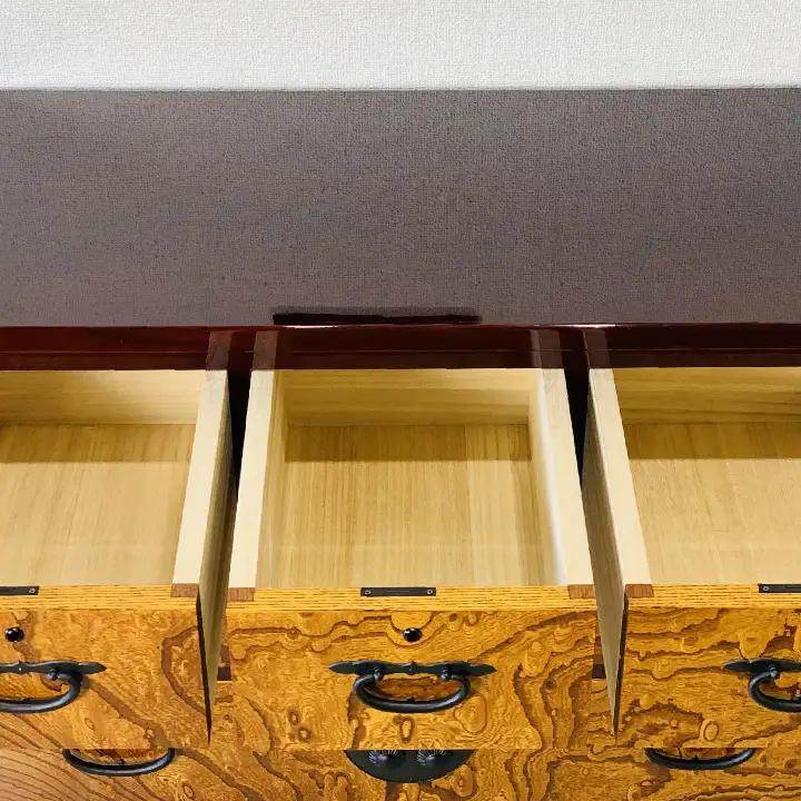 30伝統箪笥 三の三 〈創業明治2年、田中家具謹製〉二本松伝統家具【田中家具】
