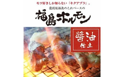 No.1242福島ホルモン　醤油仕立て　麓山高原豚使用　【5パック入】