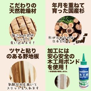 【猫用爪とぎ】本能の爪とぎ 平置き M サイズ | 猫 爪とぎ
