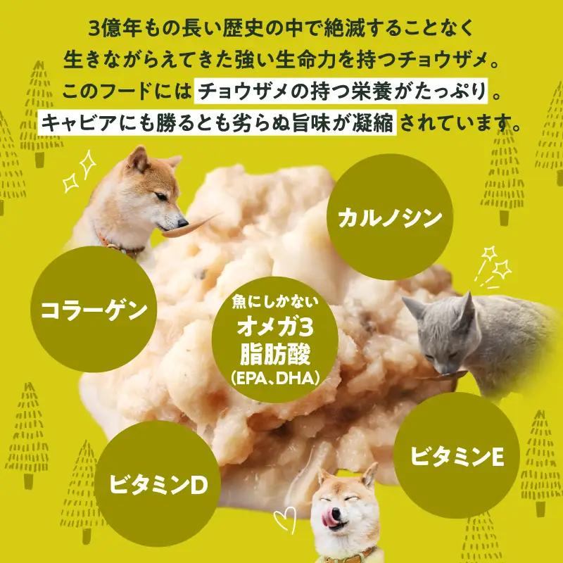 宮崎 -森のチョウザメ-sustainable PET FOOD ペットフード ウェットフード ペット用おやつ