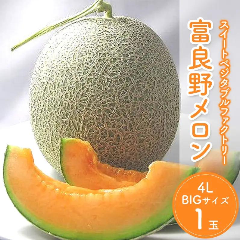 メロン 特大 4Lサイズ 富良野産 メロン【2.5kg以上×1玉】