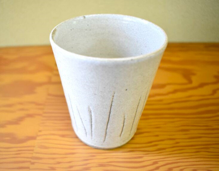 【ふるさと納税】 萩焼 吉野桃李作 萩 堅手金海杯 | 山口県 山口 美祢 和食器 お洒落 オシャレ 工芸品 名産品 特産品 食器 萩焼 萩 陶芸 伝統