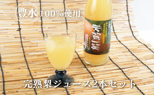 梨ジュース2本セット≪ナシジュース 果汁100％ なし ナシ フルーツ 果物 ギフト 贈り物≫◇