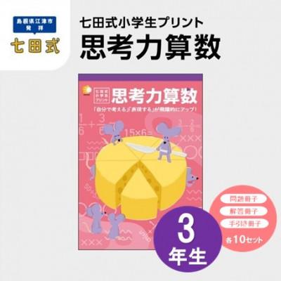 ふるさと納税 江津市 七田式小学生プリント 思考力算数 3年生