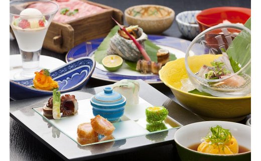 有馬温泉「欽山」　ご昼食（ランチ）ご利用券　〜２名様・季節の京風創作懐石〜