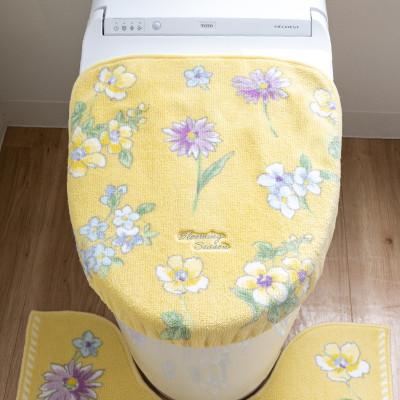 ふるさと納税 海南市 ブルーミングシーズン フタカバー イエロー 抗菌防臭 花柄 トイレ フタ |  | 02