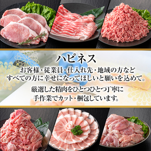 K-613 《数量限定》鹿児島県産豚バラエティセット(計3.3kg)【ハピネス】霧島市 肉 豚肉 豚 精肉 しゃぶしゃぶ とんかつ トンカツ 豚カツ ロース バラ 肩ロース 切り落とし ミンチ小分け 