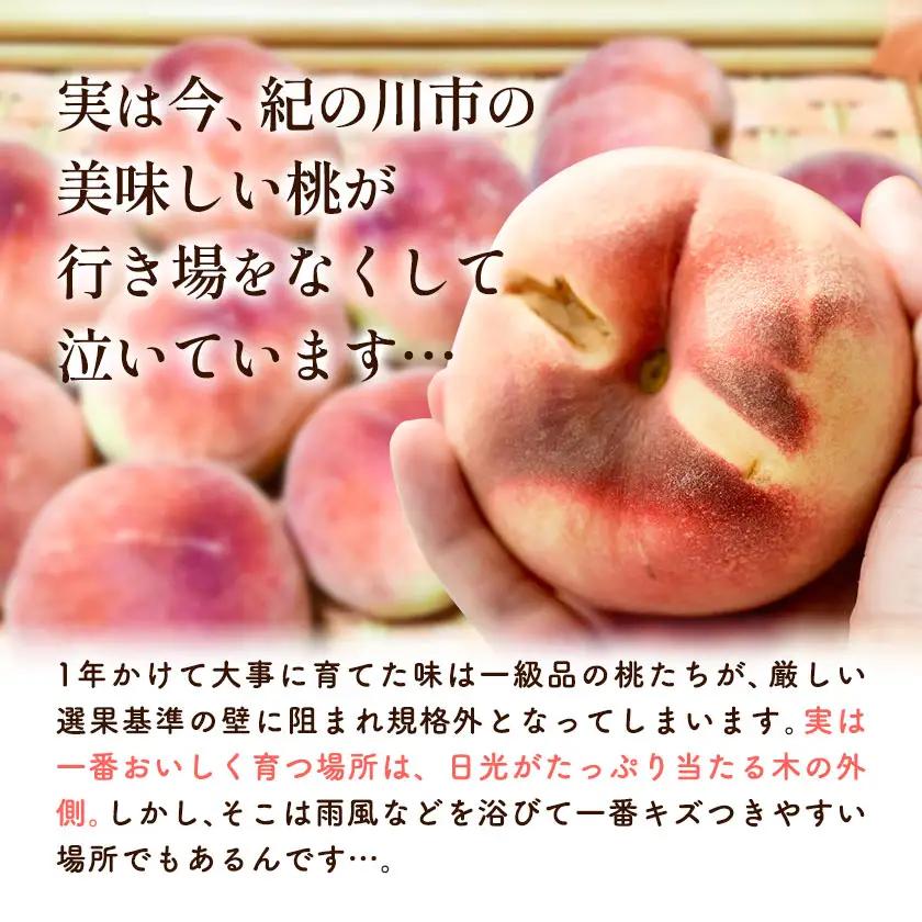 もったいない桃 約2kg【配送不可地域あり】